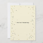 Modern Script Graduate Invitation Einladung (Rückseite)