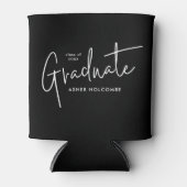 Modern Script Graduate Simple Graduation Dosenkühler (Vorderseite)