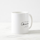 Modern script graduation kaffeetasse (VorderseiteRechts)