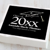 Modern Script Graduation Name Class Year Design Serviette