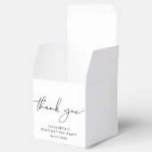 Modern Script Graduation Party Danke Geschenkschachtel (Geöffnet)