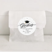 Modern Script Graduation Thank You Sticker