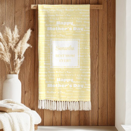 Modern Script Happy Mother’s Day Gift for Her  Sherpadecke