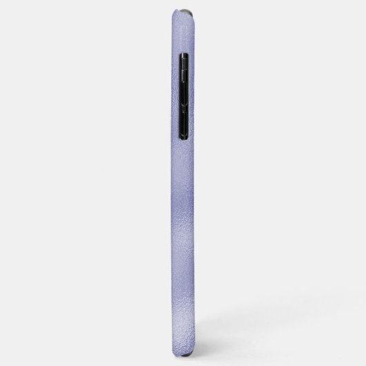 Modern Script Lila Foil Monogram Case-Mate iPhone Hülle (Hinten/Links)