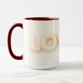 Modern Script Lovely Aesthetic Tasse (Links)