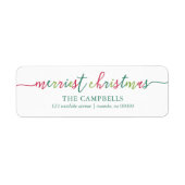 Modern Script "Merriest Christmas" (Vorne)