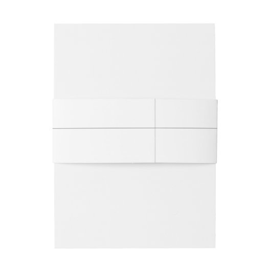 Modern Script Minimalist Typography Wedding Einladungsbanderole (Rückseitenbeispiel)