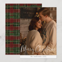 Modern Script Minimalistisch Foto Red Green Christ