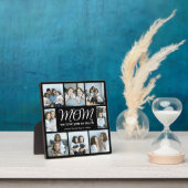 Modern Script Mom We Love You Photo Collage Fotoplatte (InSitu)
