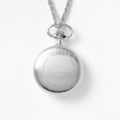 Modern Script Personalisiert Bridesmaid Armbanduhr (Rückseite)