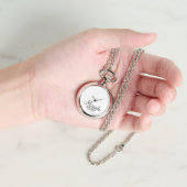 Modern Script Personalisiert Bridesmaid Armbanduhr (Hand)