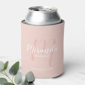 Modern Script Personalisiert Bridesmaid Dosenkühler
