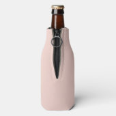 Modern Script Personalisiert Bridesmaid Flaschenkühler (Flasche Rückseite)