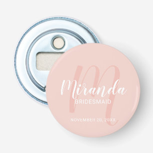 Modern Script Personalisiert Bridesmaid Flaschenöffner