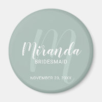 Modern Script Personalisiert Bridesmaid