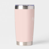 Modern Script Personalisiert Bridesmaid Name Thermobecher (Vorderseite)