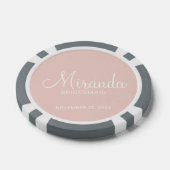Modern Script Personalisiert Bridesmaid Pokerchips (Einzeln)