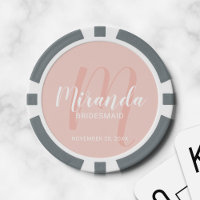 Modern Script Personalisiert Bridesmaid