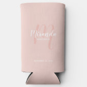 Modern Script Personalisiert Bridesmaid Selters Dosenkühler (Vorderseite)