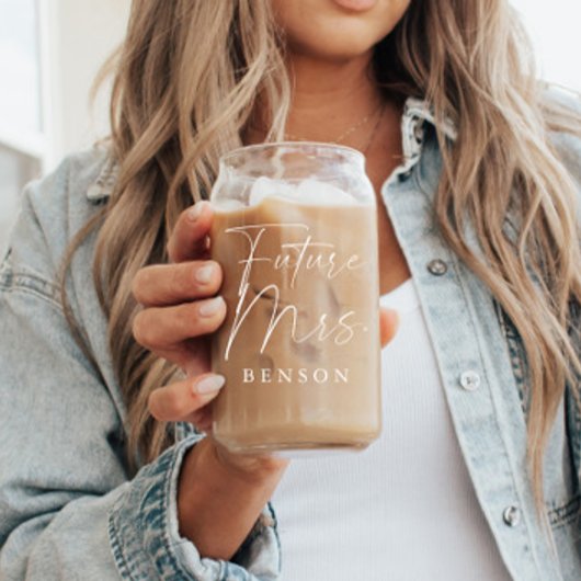 Modern Script Personalisiert Future Mrs. Dosenglas