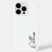 Modern Script Personalisiert Name Case-Mate iPhone Hülle (Rückseite)