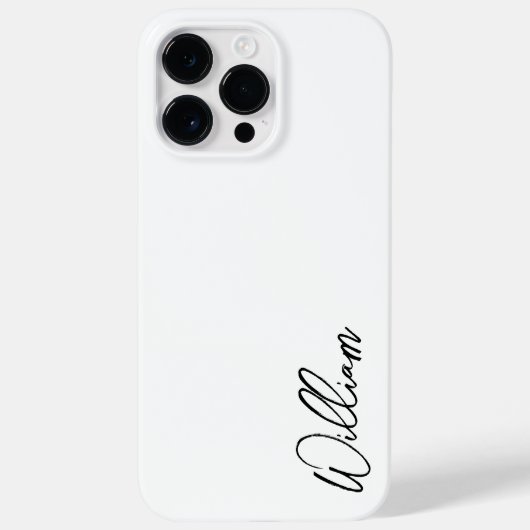 Modern Script Personalisiert Name Case-Mate iPhone Hülle (Rückseite)