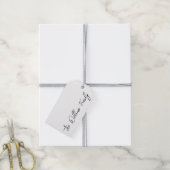 Modern Script Personalisiert Name Geschenkanhänger (Mit Garn)