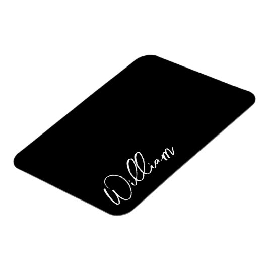 Modern Script Personalisiert Name Magnet (Linke Seite)