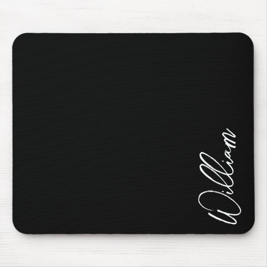 Modern Script Personalisiert Name Mouse Pad Mousepad (Vorne)