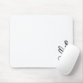 Modern Script Personalisiert Name Mousepad (Mit Mouse)