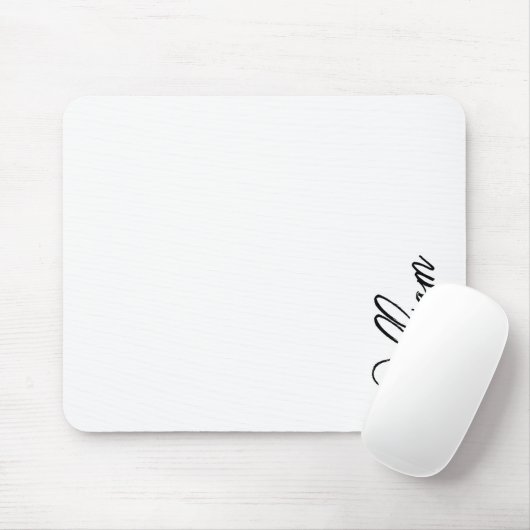 Modern Script Personalisiert Name Mousepad (Mit Mouse)