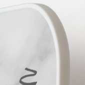 Modern Script Personalisiert Name Pickleball Schläger (Linke Seite)