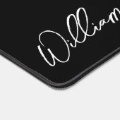 Modern Script Personalisiert Name Schreibtischunterlage (Ecke)