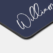 Modern Script Personalisiert Name Schreibtischunterlage (Ecke)