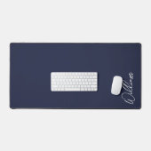 Modern Script Personalisiert Name Schreibtischunterlage (Tastatur & Maus)