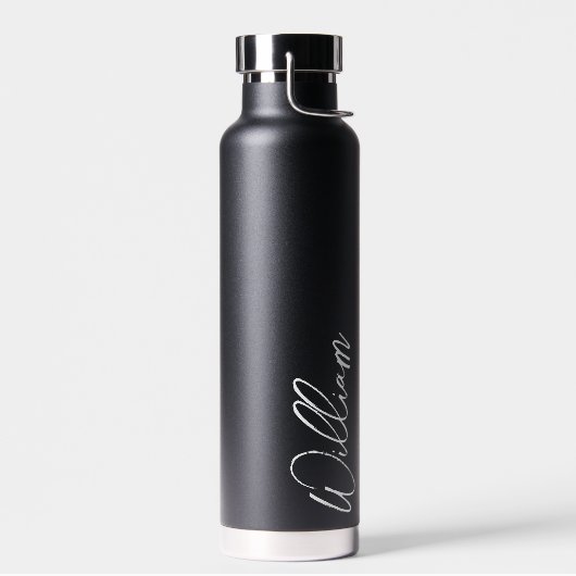 Modern Script Personalisiert Name Trinkflasche (Links)