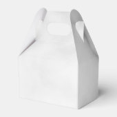 Modern Script Personalisiert Name White Marble Geschenkschachtel (Rückseite)