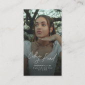Modern Script Photo Graduation College Fund Begleitkarte (Vorderseite)