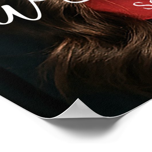 Modern script photo Graduation Party welcome Poster (Ecke)