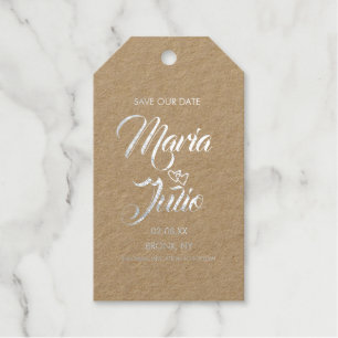 Modern Script Rette Unser Datum Doppelte Herzen Si Geschenkanhänger