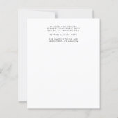 Modern Script Save the Date (Rückseite)