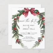 Modern Script Save the Date (Vorne/Hinten)