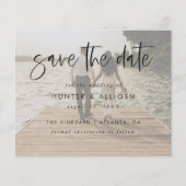 Modern Script Save the Date | Flyer Haushalt (Vorne)