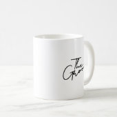 Modern script the groom T-Shirt Kaffeetasse (VorderseiteRechts)