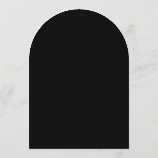 Modern Script Typography | Joyful Arch Wedding Einladung (Rückseite)