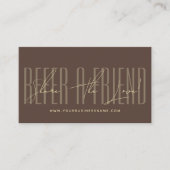 Modern script typography share the love empfehlungskarte (Vorderseite)