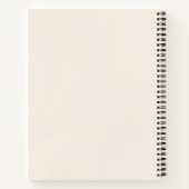 Modern Script Vintage Notizbuch Journal | Playlist (Rückseite)