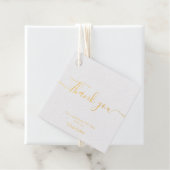 Modern Script Wedding Vielen Dank Geschenkanhänger (Mit Box)