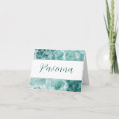 Modern Seafoam Silver Wedding Color Name (Vorderseite)