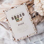 Modern Second Rodeo Western Boys 2. Geburtstag Einladung